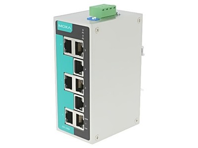 EDS-208A Switch Ethernet unverwaltet Portanzahl: 8 9,6-60VDC RJ45 x8 MOXA