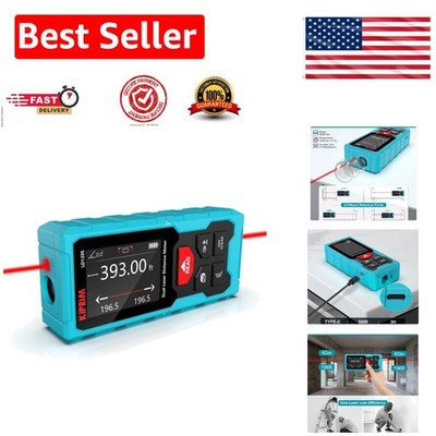 393ft Dual Laser Distance Meter with Electronic Level for Accurate Measurements