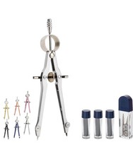 Mr. Pen- Professional Compass for Geometry, Extra 1 Count Pack of 1 , Silver