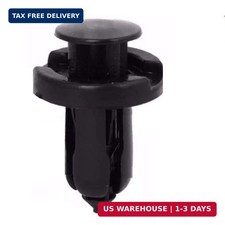 100pcs - 10mm Nylon Clips Plastic Push Type Rivet Retainer Fastener Bumper Pin F