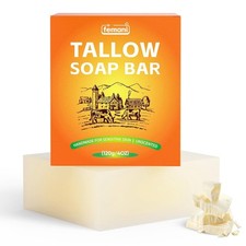 Organic Grass-Fed Tallow Soap Bar - Moisturizing and Soothing for Face Body