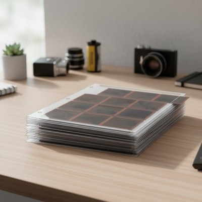 Negative Preservers for 120 Film, Clear Pockets for Archival Storage Solutions