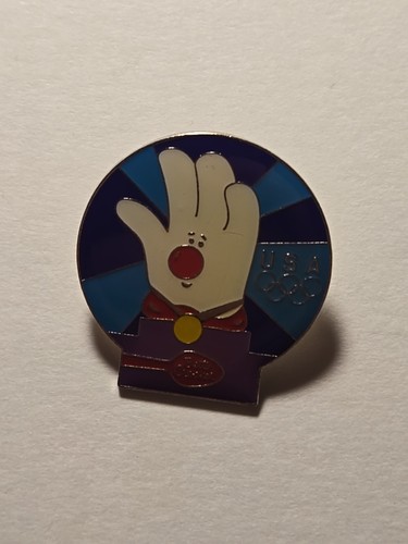 2002 BETTY CROCKER COLLECTIBLE SALT LAKE USA OLYMPIC CAKE PIN - Picture 3 of 4