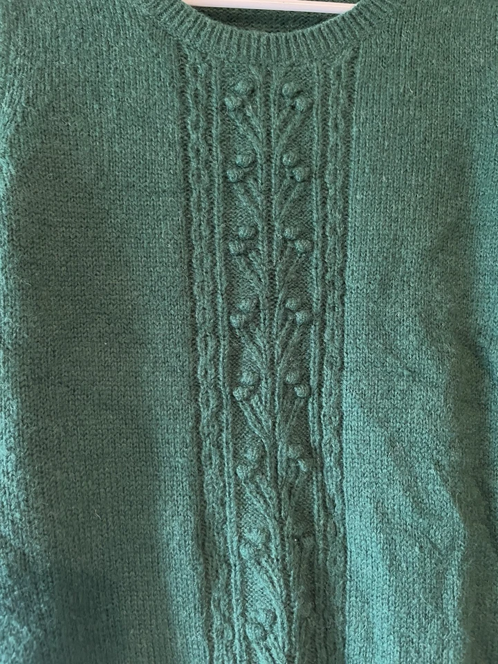 Suéter Lilly Pulitzer Clemmie en Mezcla de Lana Verde Hosta Usado en Excelente Condición Foto 4 de 4