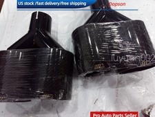 Opened Box Carbon Fiber Dual Exhaust Twin End Tips Tail Pipe 2.5inch Or 63mm Us Opened Box Carbon Fiber Dual Exhaust Twin End Tips Tail Pipe 2.5inch Or 63mm Us