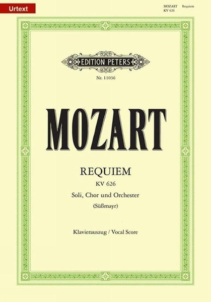 Requiem D-Moll Kv 626 / Smwv 105 / Urtext, Wolfgang Amadeus Mozart-image