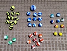 Lot Vintage Marbles Varies Sizes Pre-owned