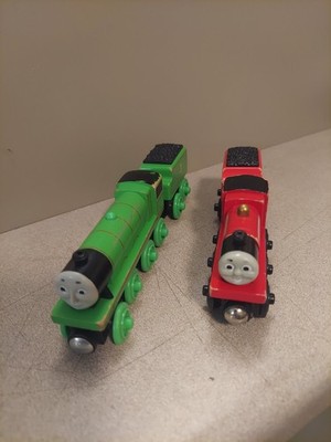 Henry & James Plus Tenders - Thomas The Train Engine Wooden Railway 2000s