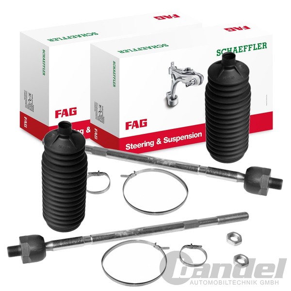 2X Schaeffler FAG Axialgelenk Spurstange Links+Rechts Passend FüR Opel Vectra-image