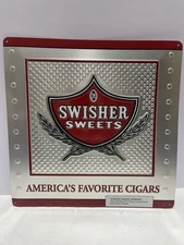 Swisher Sweets Metal Sign Man Cave Bar Pub Decor 15" x 15" Advertising