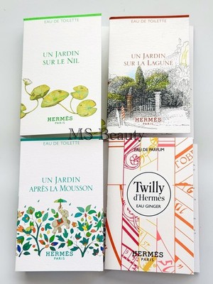 Hermes Un Jardin Perfume Sample Vials 2ml - 4pcs (Sur Le Nil