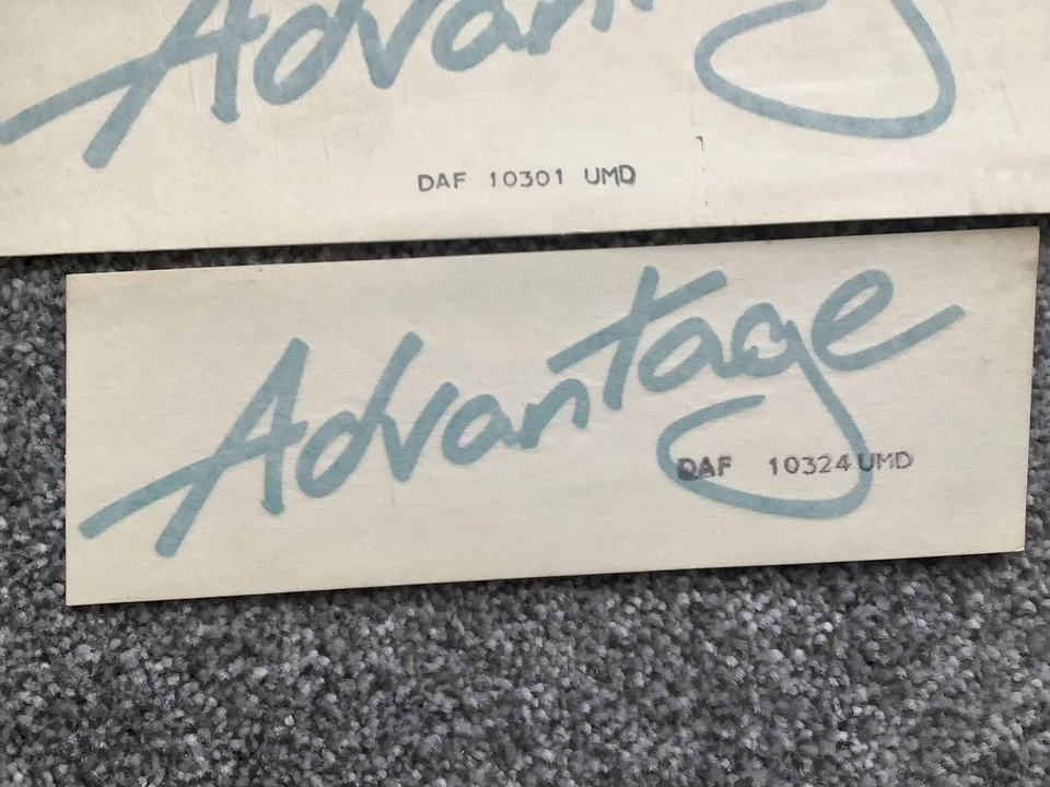 NUEVAS pegatinas/calcomanías genuinas Austin Rover Metro Advantage edición especial - Imagen 2 de 3