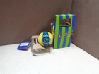 # 3 of 3 New in Box Vintage Timex Gizmoz Watch 1991 Neon Blue & Black kids teen