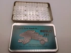 Twelve 1 oz .999 Fine Silver Monarch Lego Building Blocks With Tin Case
