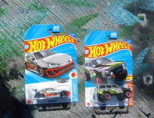 🔥HOT🔥WHEELS 2 ZAMAC'S  #44 1988 JEEP WAGONEER #4 #48 SUBARU BRZ J IMPORTS