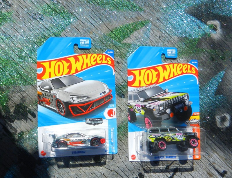 🔥HOT🔥WHEELS 2 ZAMAC'S  #44 1988 JEEP WAGONEER #4 #48 SUBARU BRZ J IMPORTS