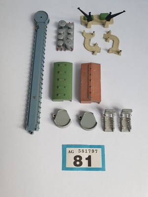 TRI-ANG MINIC HARBOUR & QUAY MODELS 1:1200 METALL x 11 STÜCK