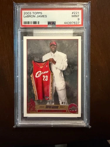 Lebron James 2003 Topps Lebron James #221 Rookie