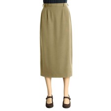 New 128 Austin Reed Women's Gabardine Straight Wool Skirt - Tan, 4P
