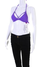 L'Agent by Agent Provocateur Womens Avril Bikini Top Purple Size Extra Small