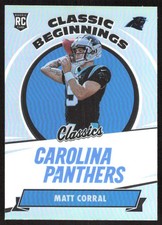 4130I 2022 Panini Classics #CB-4 Matt Corral Classic Beginnings Silver