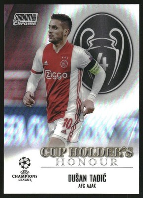 2020-21 Stadium Club Chrome UEFA League Cup Holders Honour #CHHAD Dusan Tadic