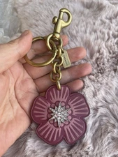 Coach Tea Rose Bag Charm