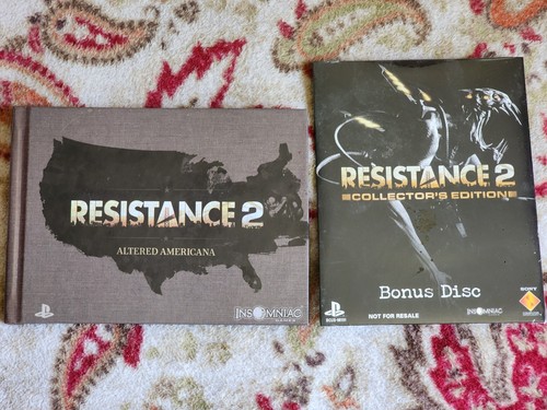 Resistance 2 Collector's Edition Bonus Disc and Art book Only  (no game) - Picture 1 of 3