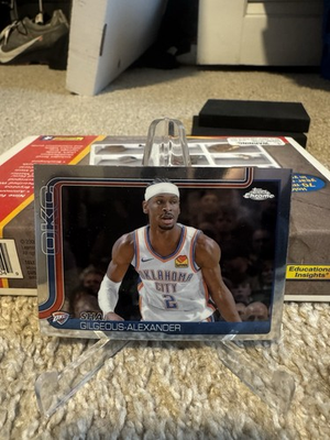 #ad 🏀 SHAI GILGEOUS ALEXANDER 2025 Topps Chrome Base #141 MVP BUYBACK #4024 $9.49