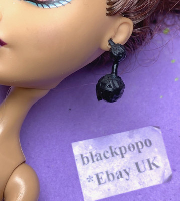 EVER AFTER HIGH Kitty Cheshire Puppe Ohrringe Paar RAR Ersatzteile - LESEN