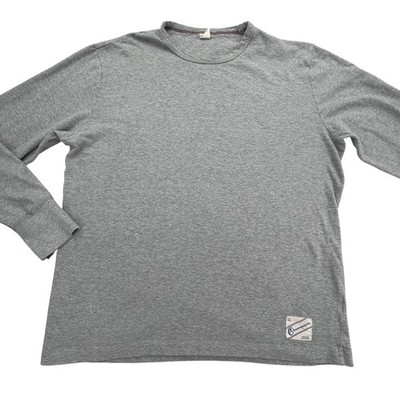 Champion + Todd Snyder Pullover Mens L Gray Crew Neck Long Sleeve Cotton