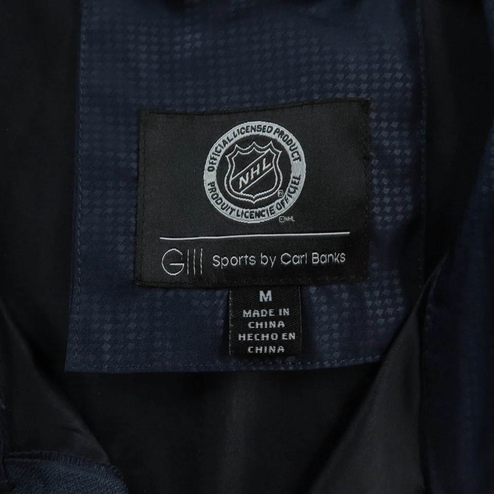 Buffalo Sabres Hockey Windbreaker Mens Medium Full Zip Yellow Jacket NHL - Image 4 of 4