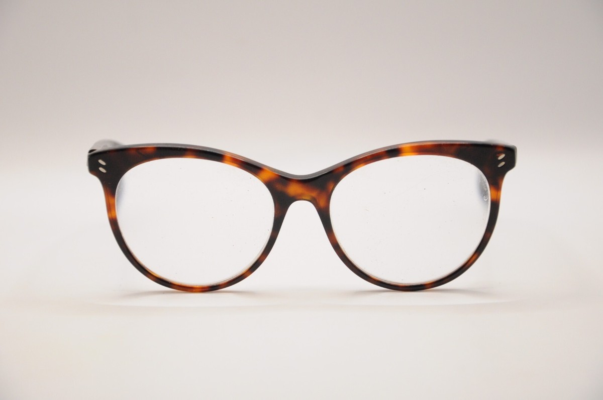 Stella McCartney Black Tortoiseshell Eyeglass Frames SC0009 Eyeglasses Frames by Stella McCartney main image 2