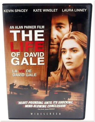 Complete The Life Of David Gale DVD 2003 Widescreen With Kevin Spacey