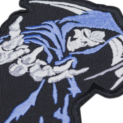 Grim Reaper Patch Skull Skeleton Scythe Biker Gang Motorcycle Club
