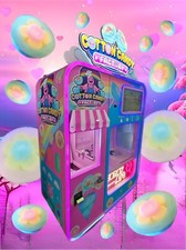 Fully Automated Cotton Candy Maker - Robotic Candy Floss Vending Machine Kiosk