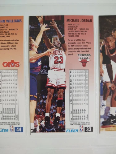 1993 Fleer NBA Jam Sessions Jordan Shaq Webber - 隨ャ 7 蠑/蜈ア 9 蠑