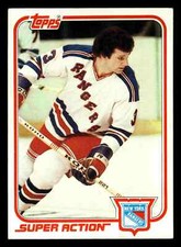 1981-82 Topps Barry Beck #E124 - New York Rangers