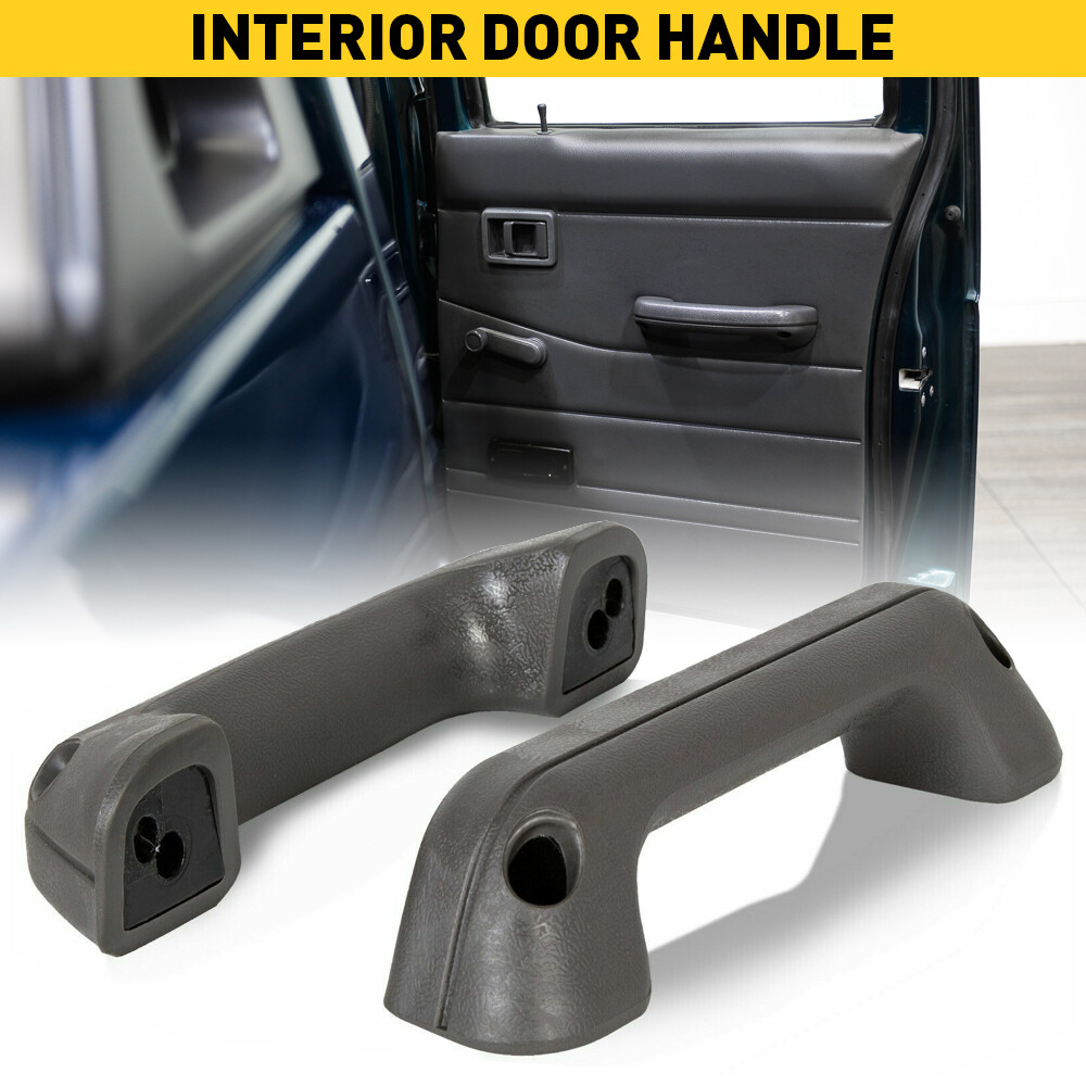 2PCS Inside Pull Handle Gray For 1986-1997 Nissan Hardbody D21