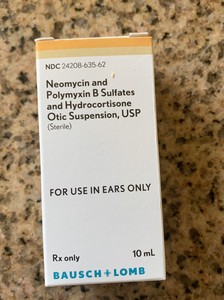 Neomycin Polymyxin B Sulfates Hydrocortisone Otic Suspension 10mL 10/21