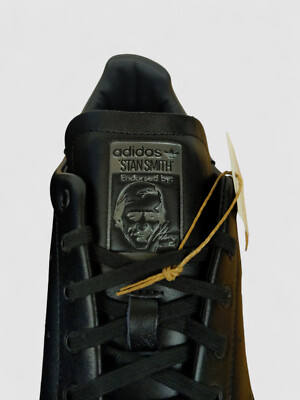 Adidas Stan Smith Lux Shoes Mens Black Core Authentic Premium