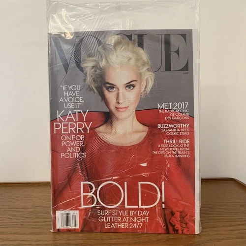 KATY PERRY New SEALED Wrapped MAY 2017 Vogue Magazine Fashion