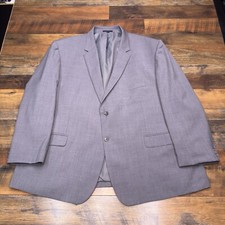 Jos A Bank Suit Jacket 56R Gray 1905 Tailored Fit Wool Blazer Stretch