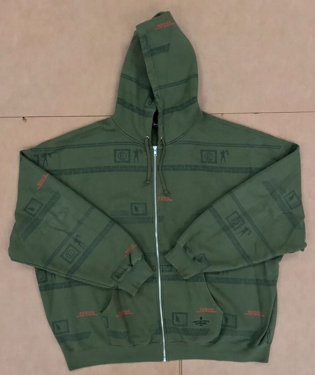 SS23 SUPREME X UNDERCOVER FULL ZIP UP HOODED SWEATSHIRT SS23 SUPREME X UNDERCOVER FULL ZIP UP HOODED SWEATSHIRT