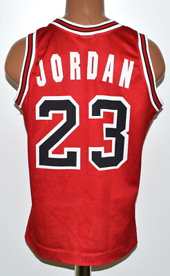 NBA CHICAGO BULLS BASKETBALL SHIRT CHAMPION #23 JORDAN SIZE XS