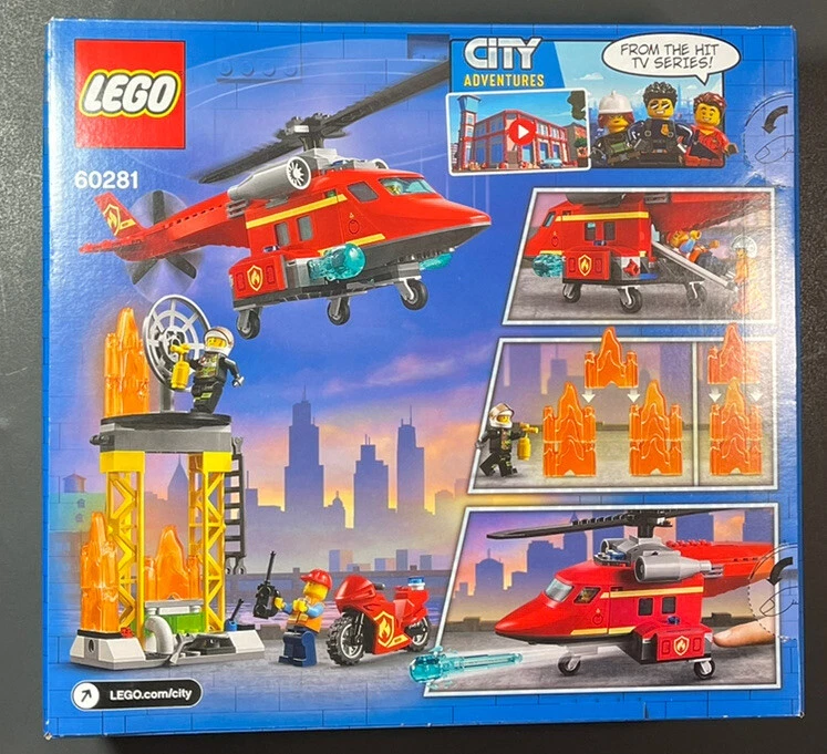 LEGO City Set 60281 Fire Rescue Helicopter NEW