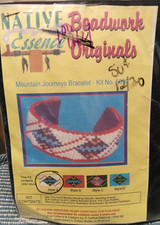 Vintage American Native Essence Beadwork Originals Beaded Bracelet Kit New