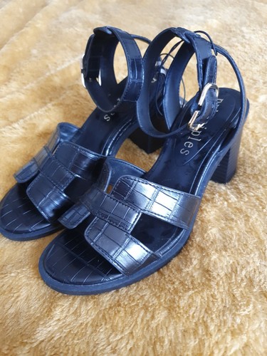Part Block Heel Sandals Size 
