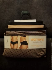 Blissful Benefits by Warner's Microfiber  Side smoothing 3 Pack Underwear Sz 3x