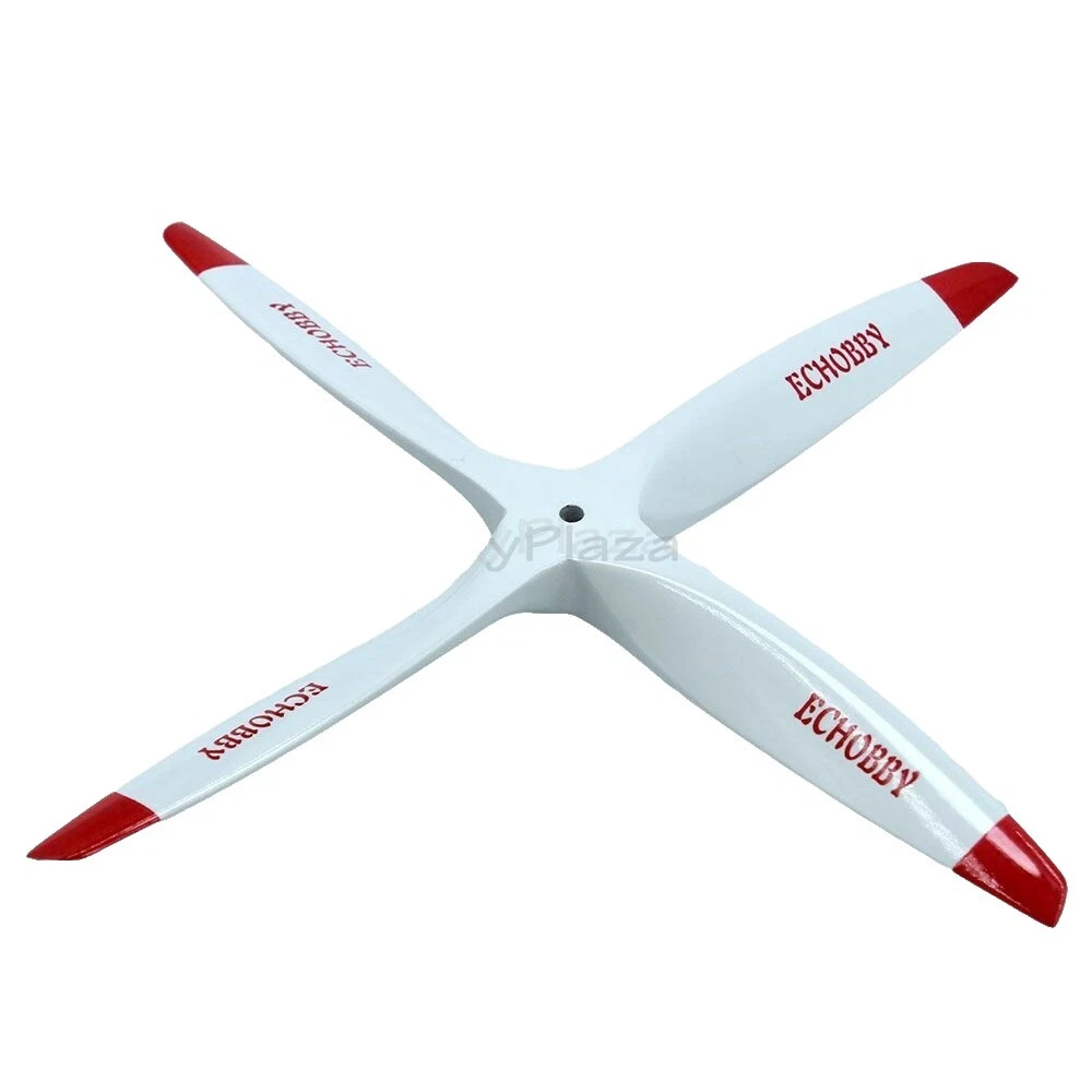 White Hobby RC Avión con hélices de cuerpo y cuchillas para Gasoline